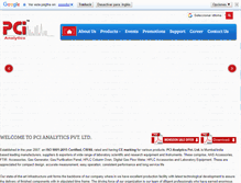Tablet Screenshot of pcianalytics.in